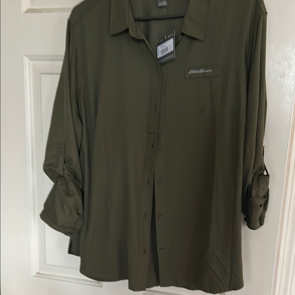 Eddie Bauer Men's Olive Jacket